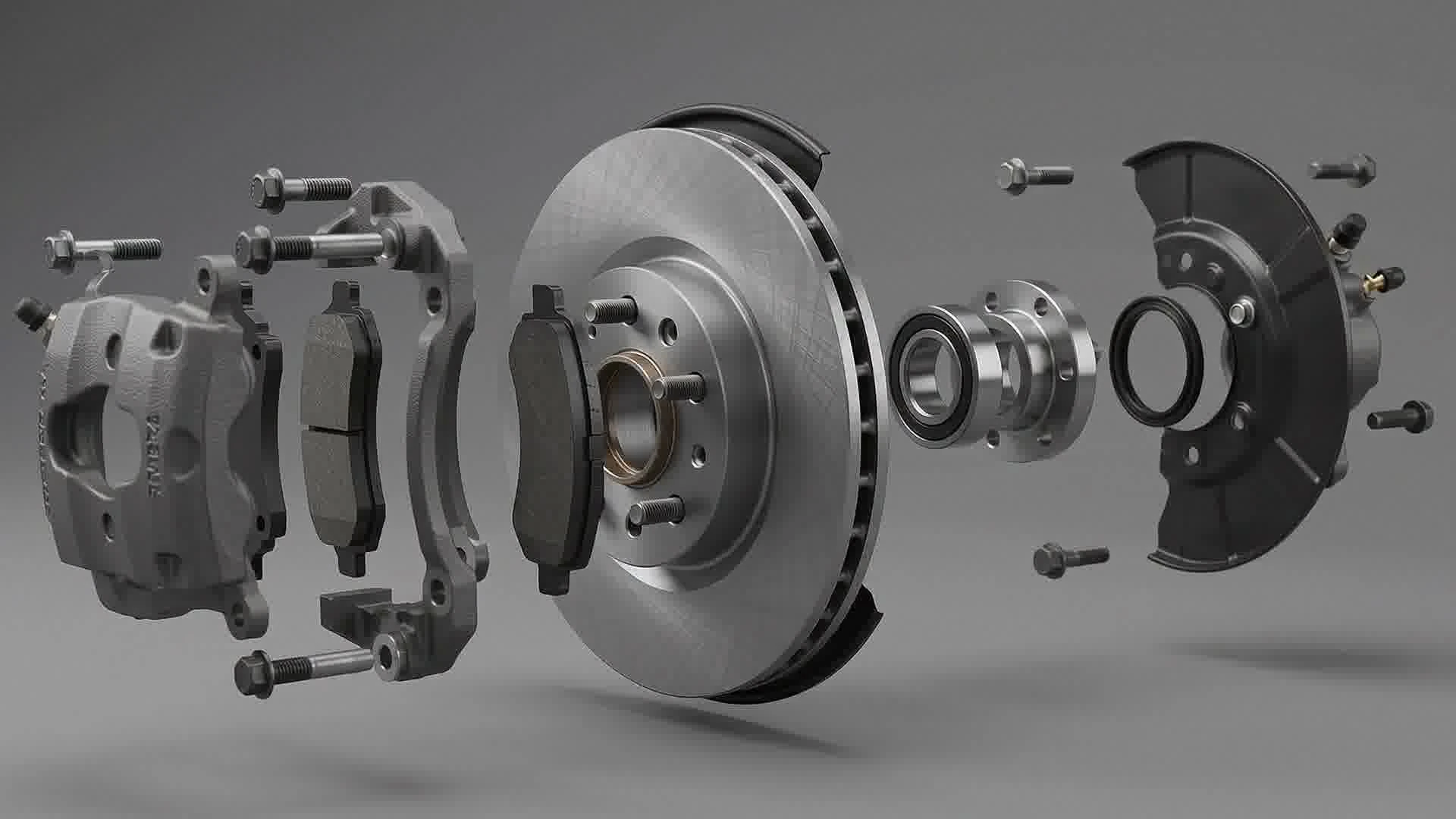 Ultra-High Performance Dual-Piston Disk Brake Assembly